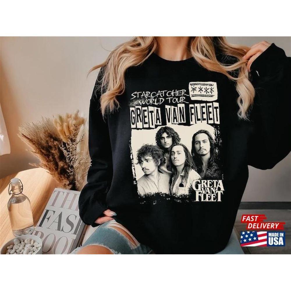 Greta Van Fleet Starcatcher World Tour 2024 Graphic T-Shirt